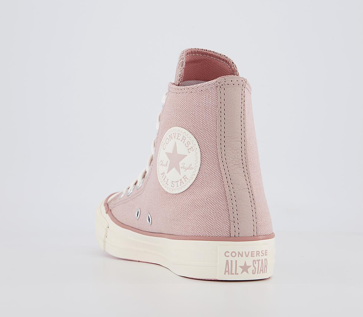 Converse Converse All Star Hi Trainers Stone Mauve Egret Rust Pink ...