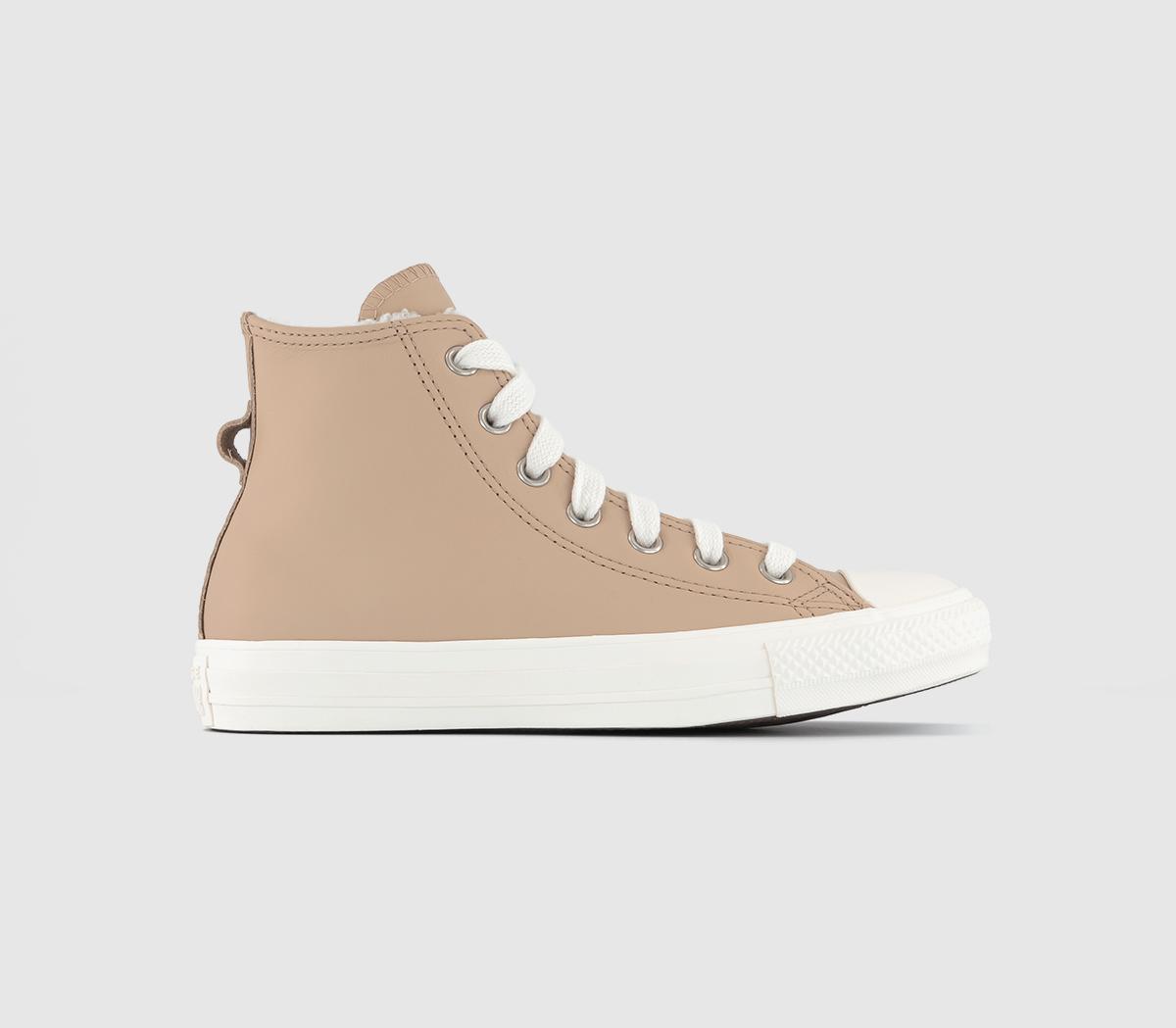 Fur lined hotsell high top converse