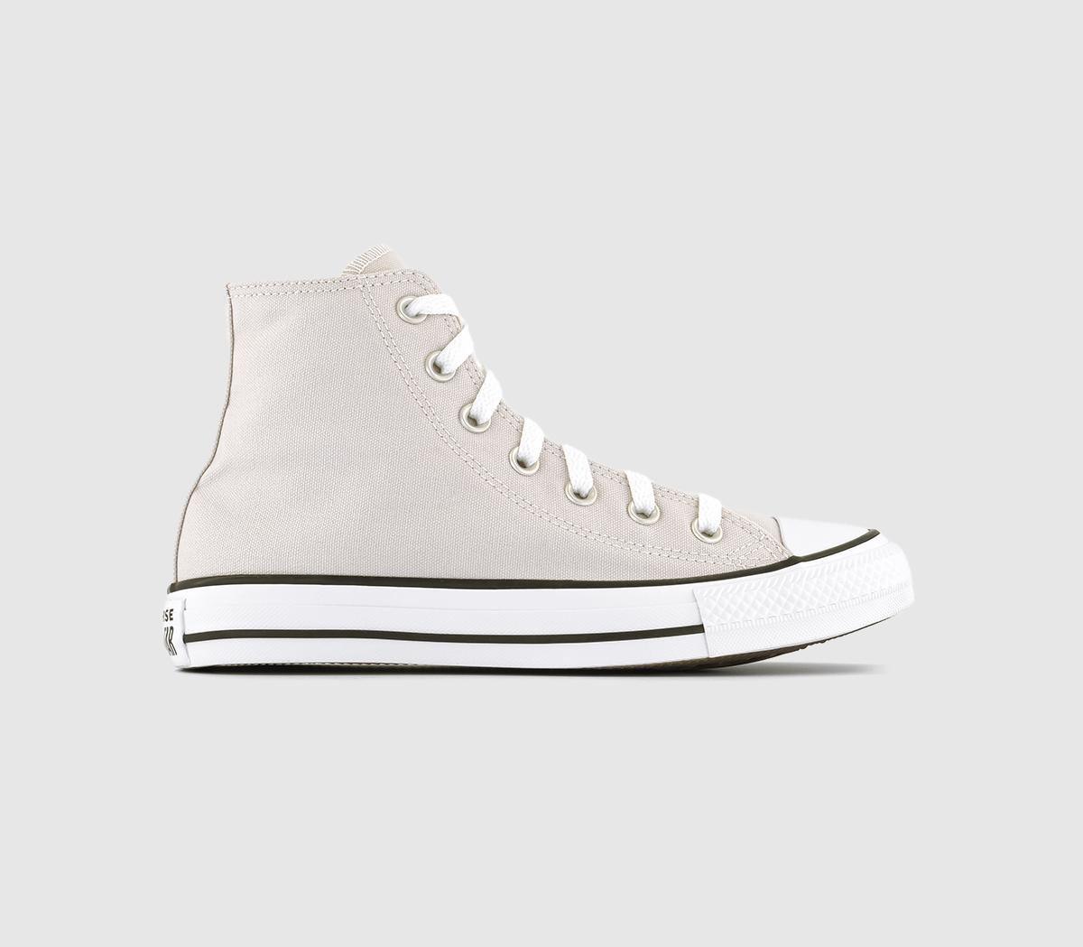 All Star Hi Trainers Pale Putty White Black Natural