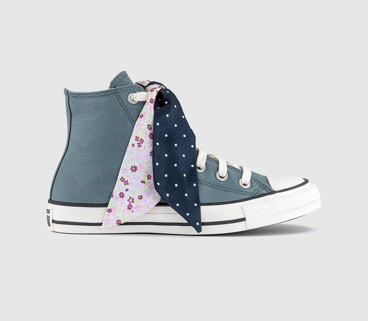 Converse All Star Hi Trainers Mineral Brew Egret Deep Bordeaux  Natural in Women's Size 6, Office Shoes