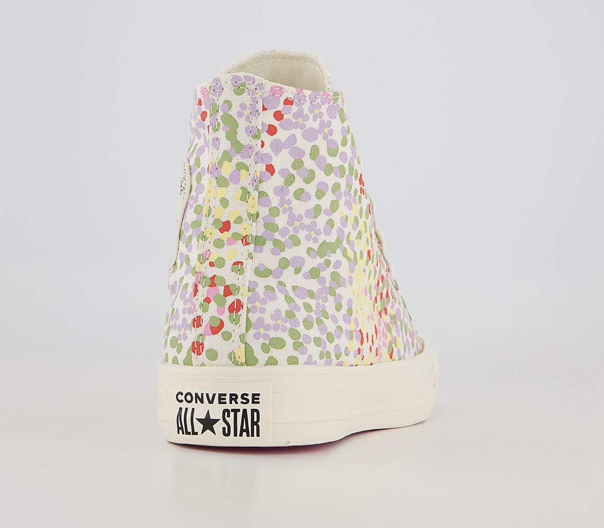 Converse Converse All Star Hi Trainers Converse Converse All Star Hi Trainers Egrey Multi Black Ditsy