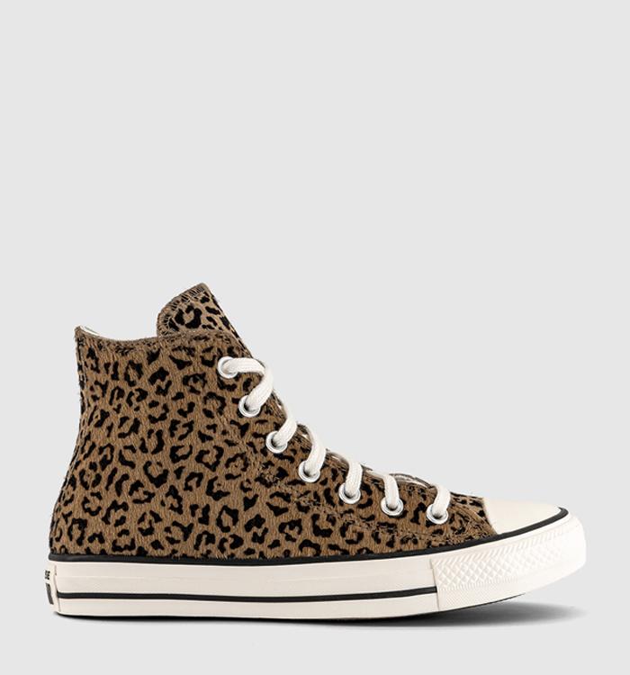 Converse Converse All Star Hi Trainers Leopard Egret