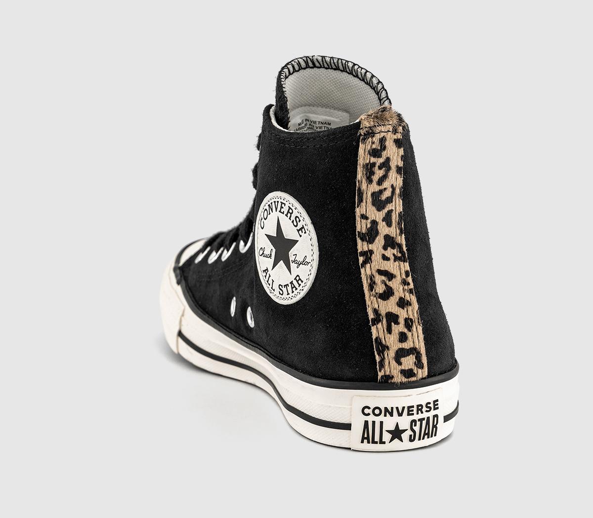 ConverseConverse All Star Hi TrainersLeopard Egret Black