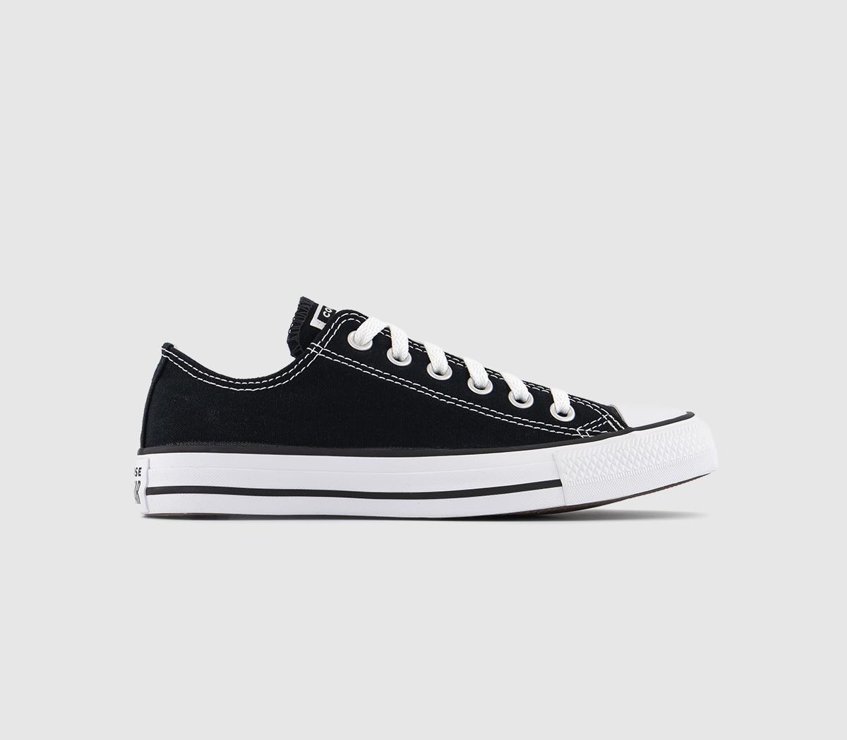 Black All Star Low Canvas Trainers