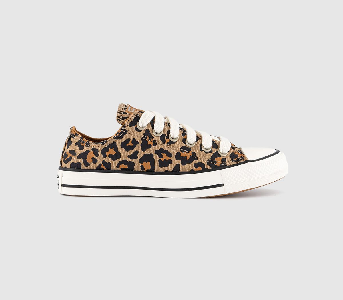 Converse Womens All Star Low Trainers Black Egret Tawny Owl, 3