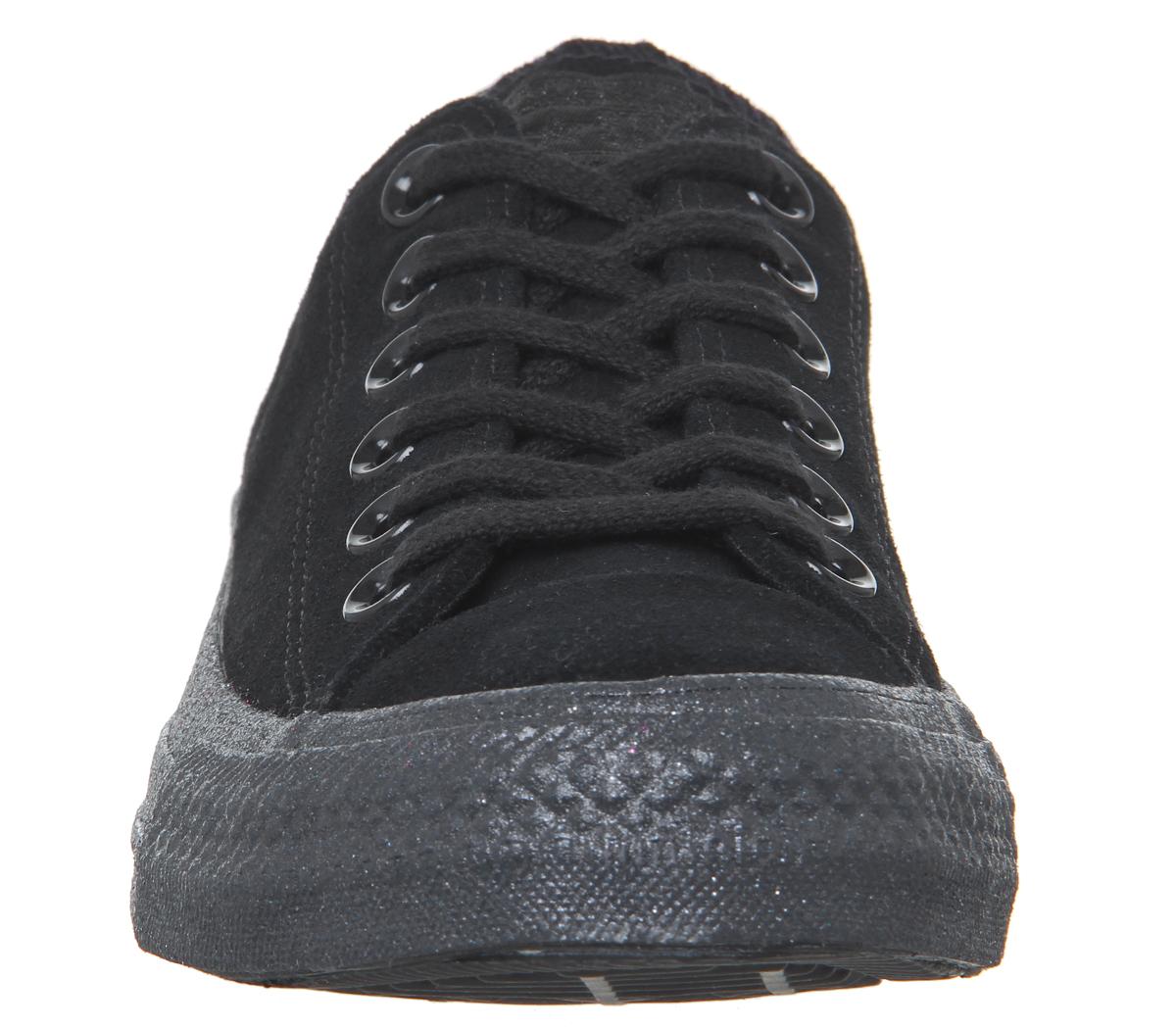 ConverseConverse All Star Low TrainersBlack Mono Glitter Exclusive