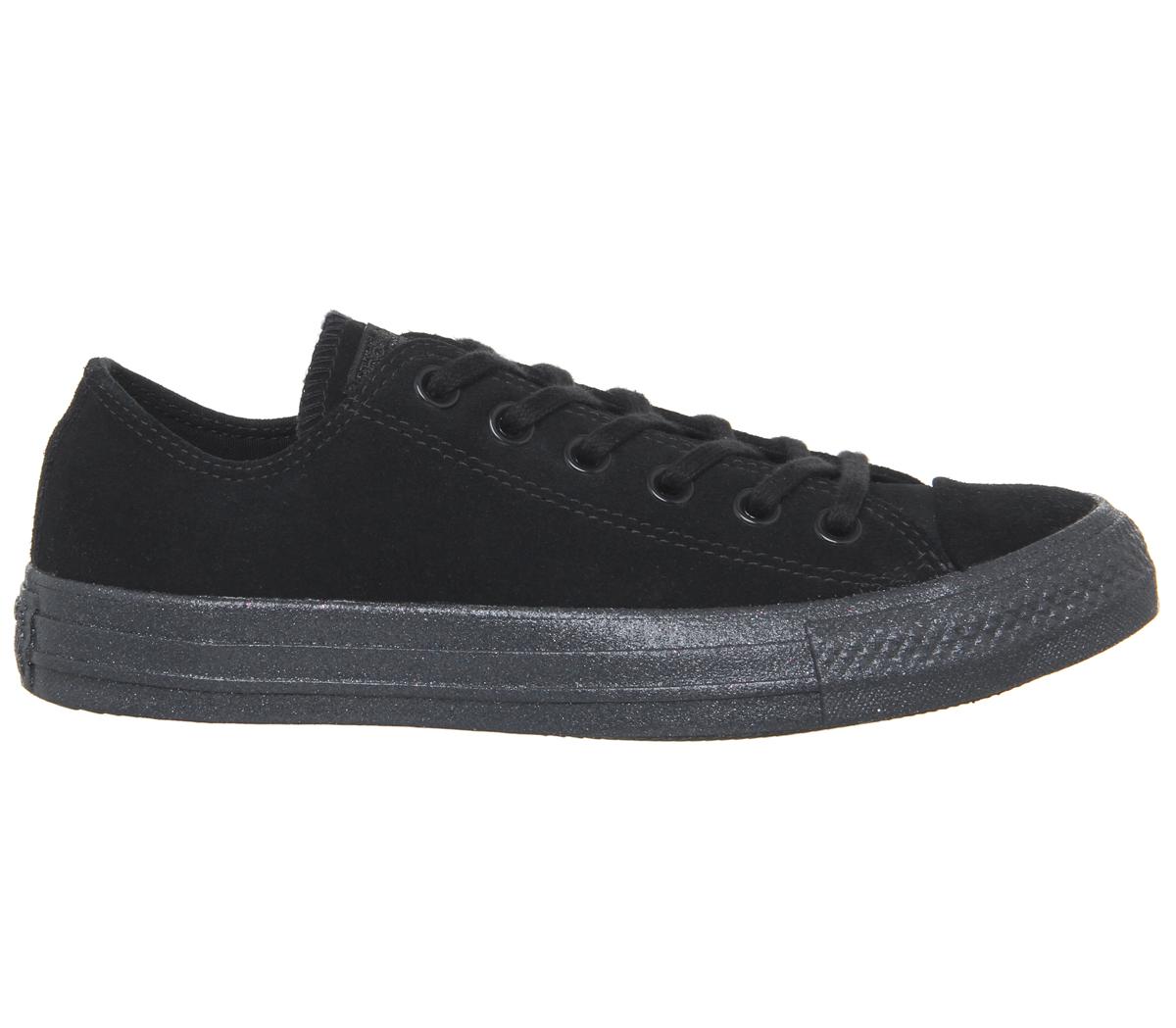 ConverseConverse All Star Low TrainersBlack Mono Glitter Exclusive