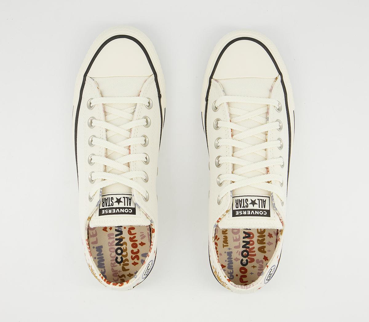 Converse All Star Low Trainers Converse All Star Low Trainers Egret Mystic World