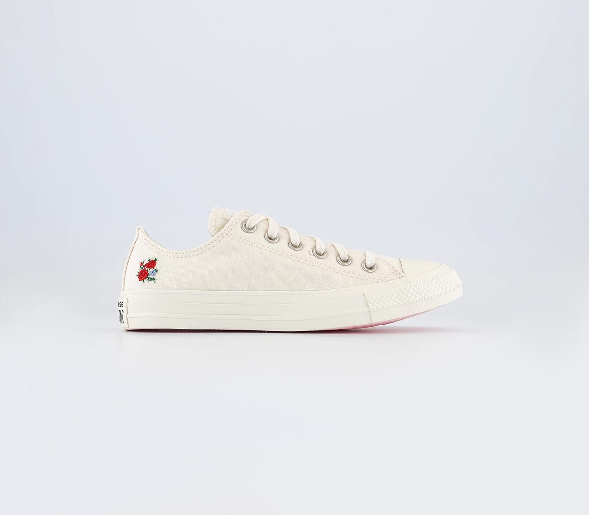 Converse all star low outlet leather egret rose gold