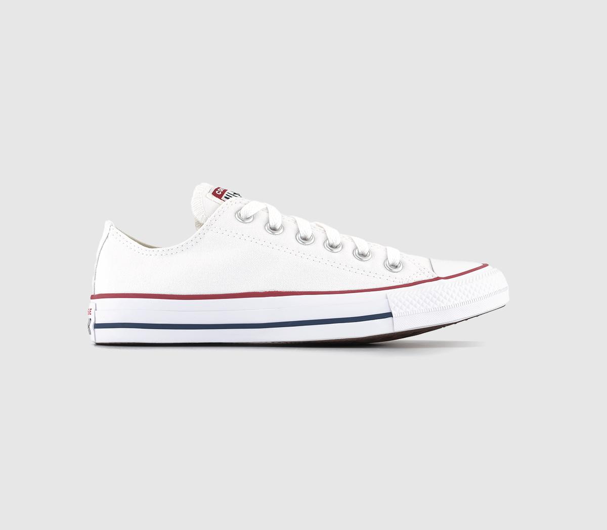 Ødelæggelse tragedie is Converse All Star Low Trainers White Canvas - Unisex Sports