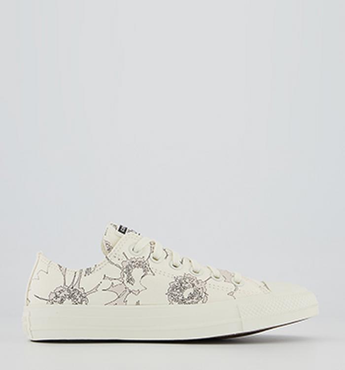 Converse Converse All Star Low Trainers White Floral