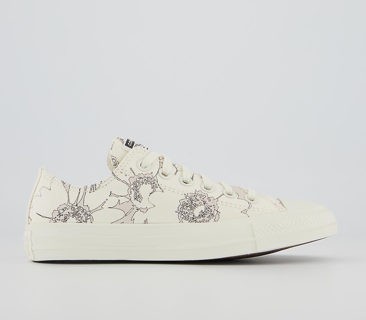 ConverseConverse All Star Low TrainersWhite Floral