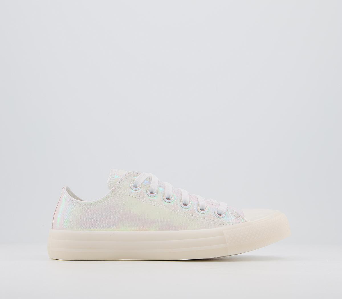 ConverseConverse All Star Low TrainersWhite Iridescent Exclusive