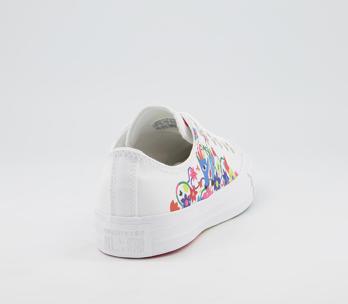 ConverseConverse All Star Low TrainersPride White Multi White