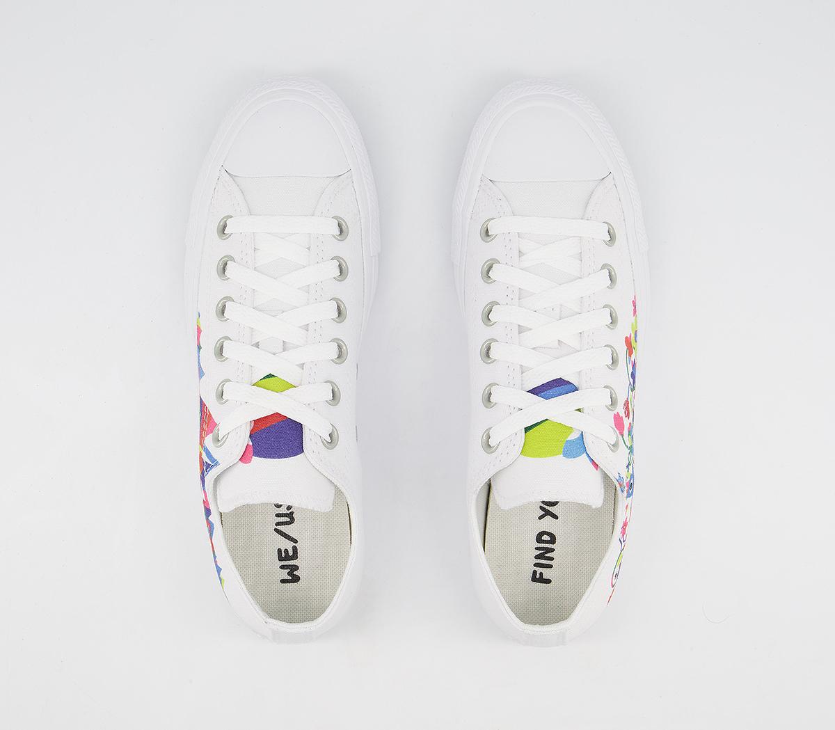 ConverseConverse All Star Low TrainersPride White Multi White