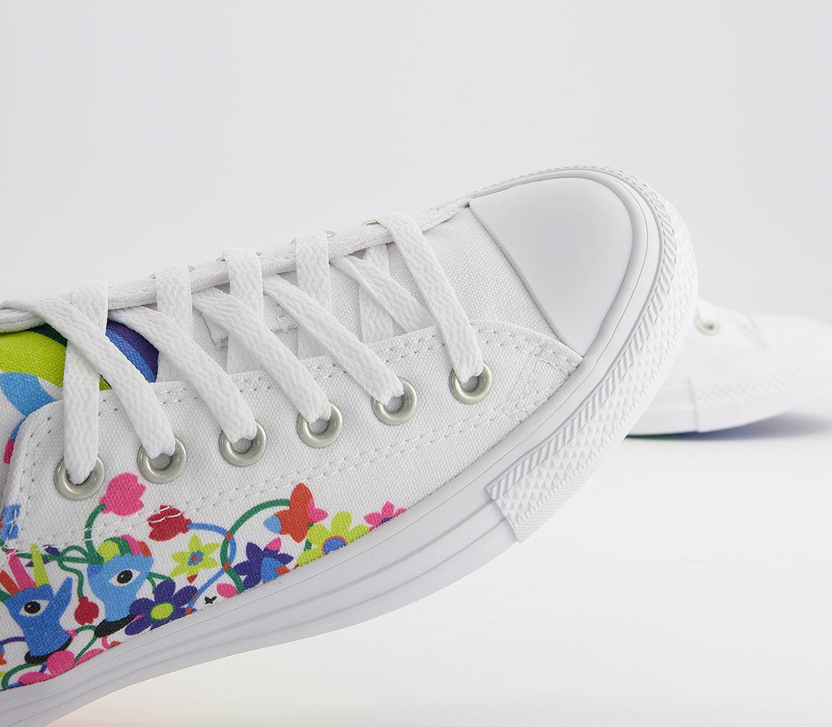 Converse Converse All Star Low Trainers Pride White Multi White - Women ...