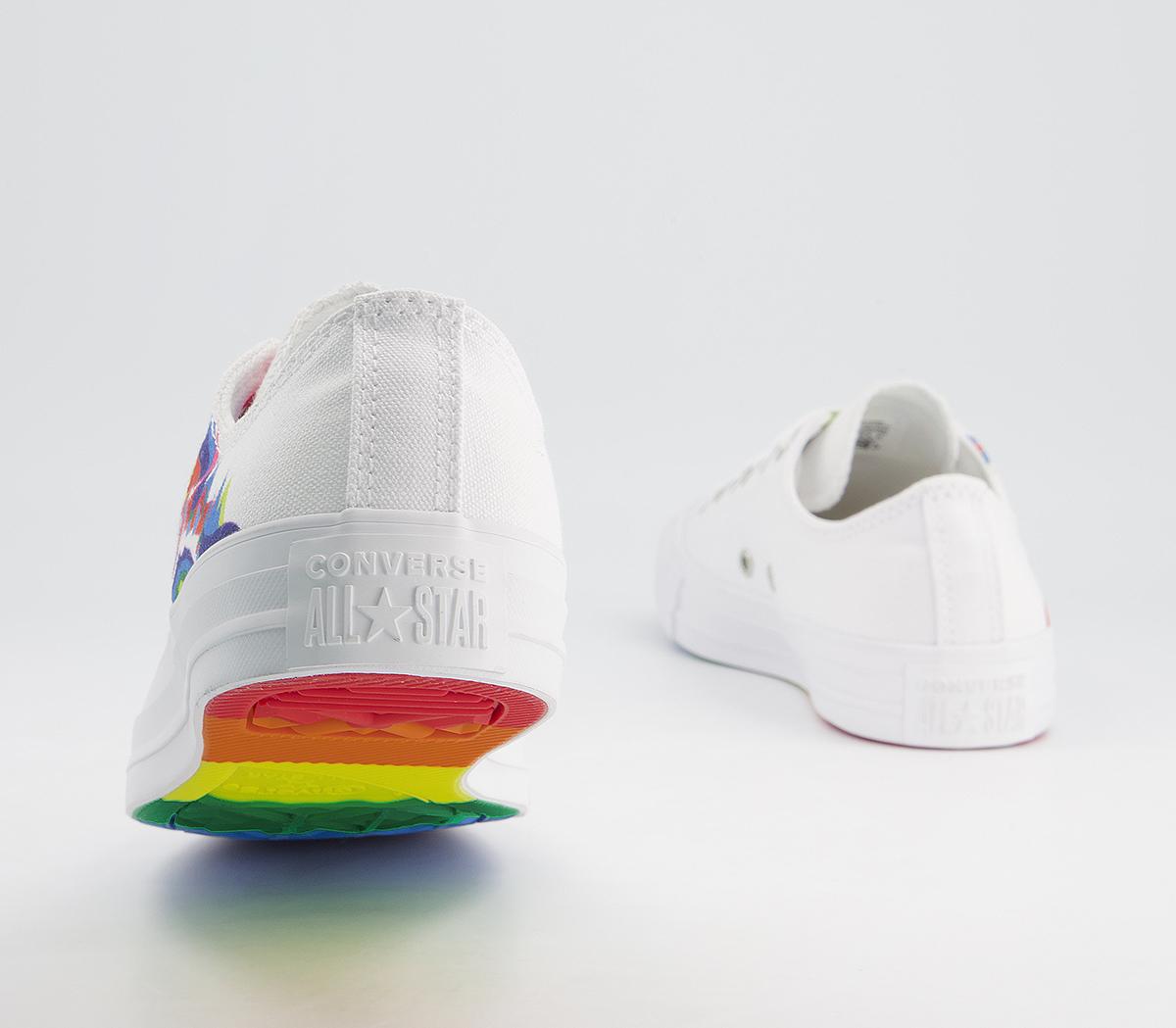 ConverseConverse All Star Low TrainersPride White Multi White
