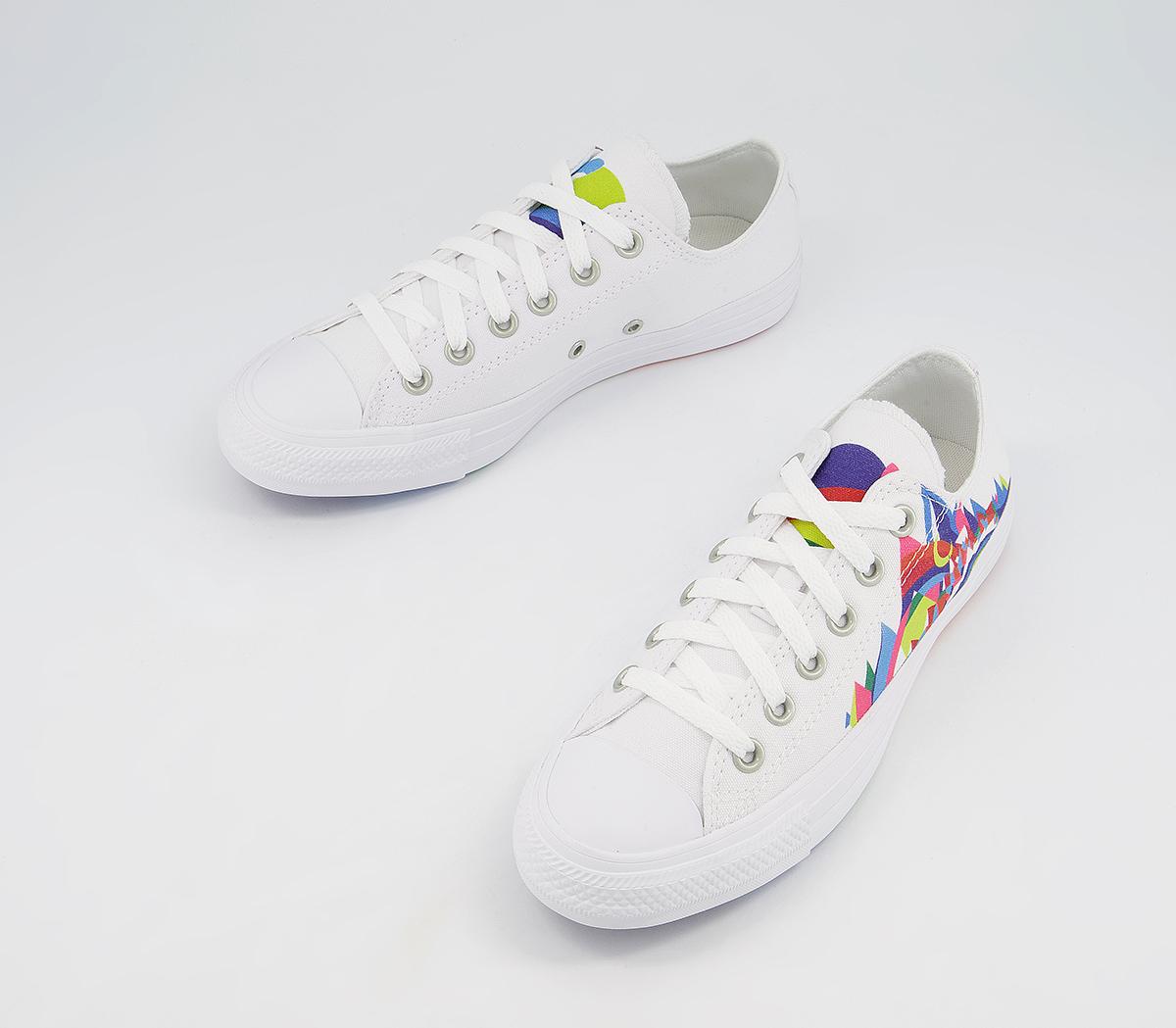 ConverseConverse All Star Low TrainersPride White Multi White