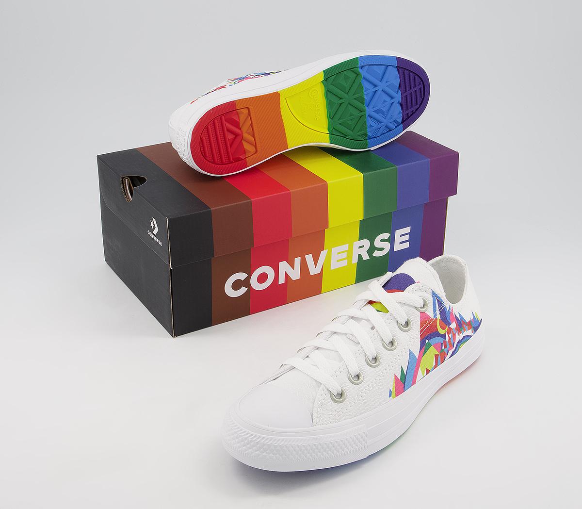 ConverseConverse All Star Low TrainersPride White Multi White