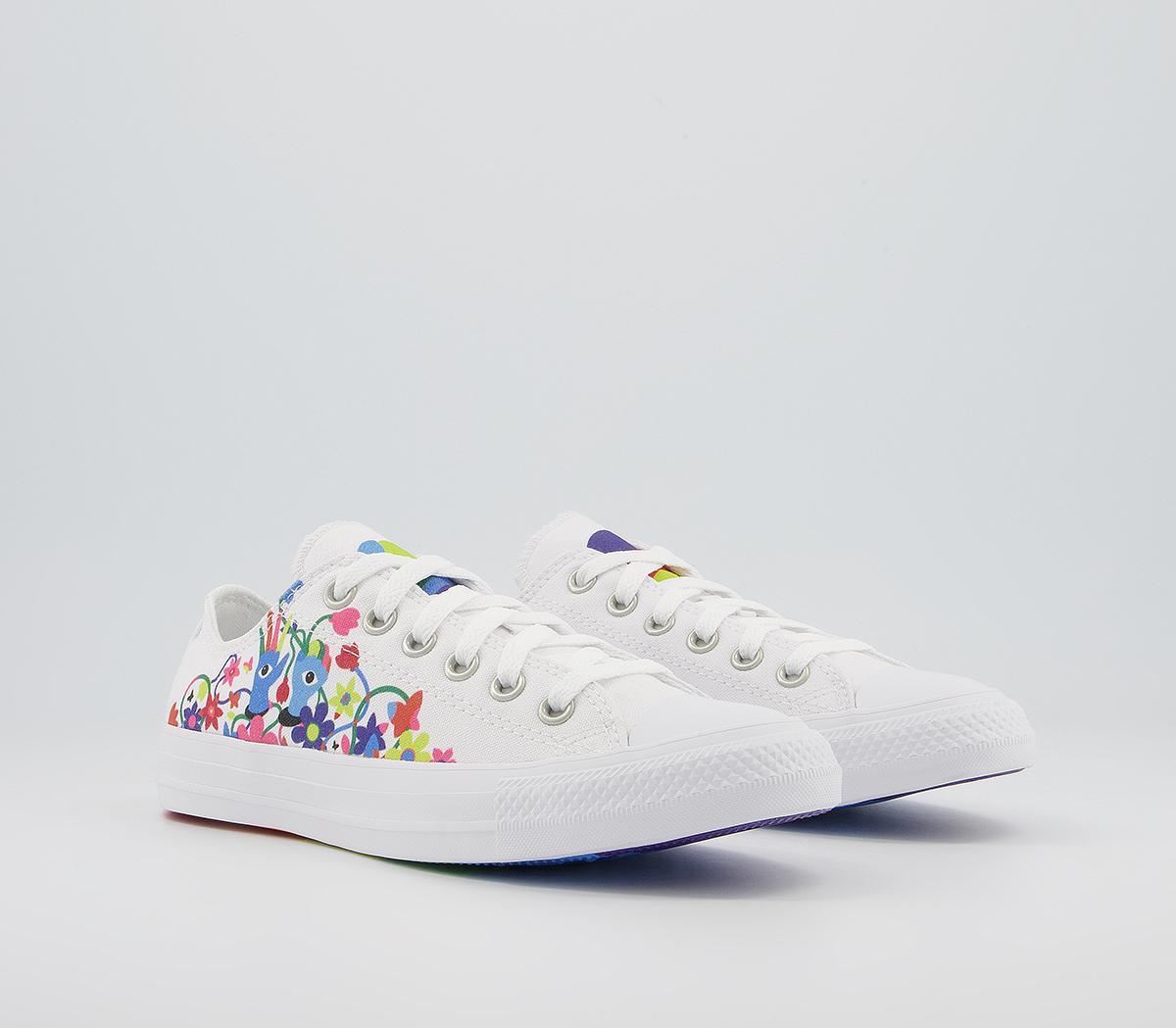 ConverseConverse All Star Low TrainersPride White Multi White