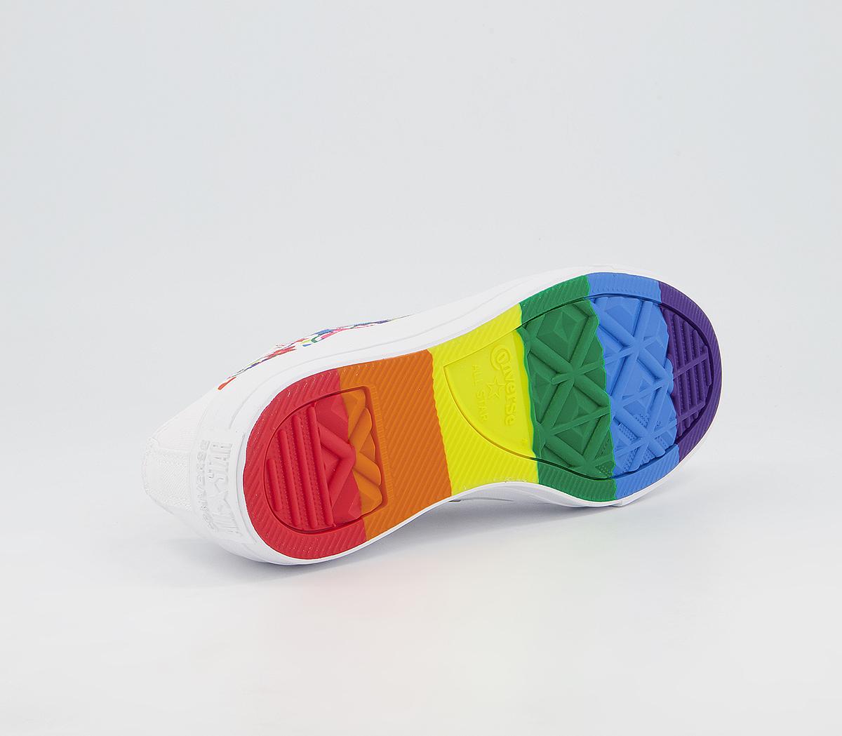 ConverseConverse All Star Low TrainersPride White Multi White
