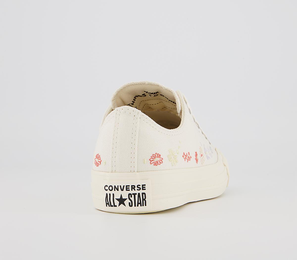 Converse Converse All Star Low Trainers Converse Converse All Star Low Trainers Egret Multi Black