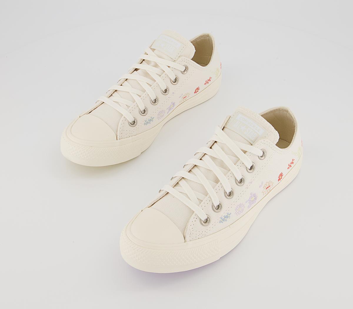 Converse Converse All Star Low Trainers Converse Converse All Star Low Trainers Egret Multi Black