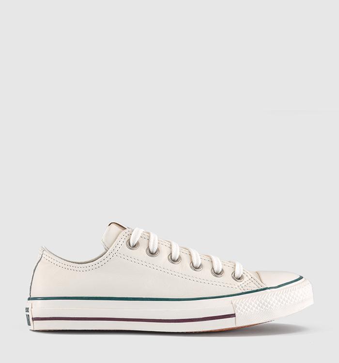 Converse Converse All Star Low Trainers Vintage White Rubber Plant Egret