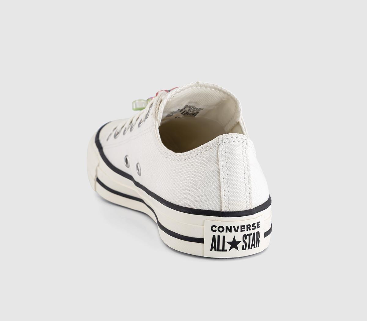 ConverseConverse All Star Low TrainersVintage White Egret Light Shocking
