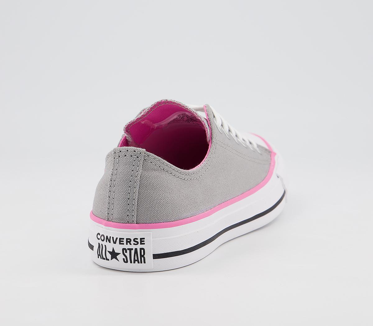 Converse Converse All Star Low Trainers Converse Converse All Star Low Trainers Grey Pink