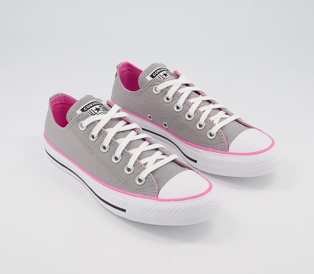 Converse Converse All Star Low Trainers Converse Converse All Star Low Trainers Grey Pink