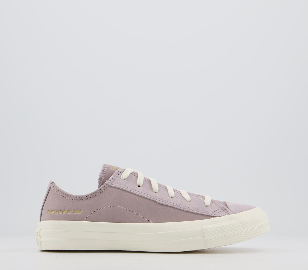 Converse all star sale low trainers grey pink