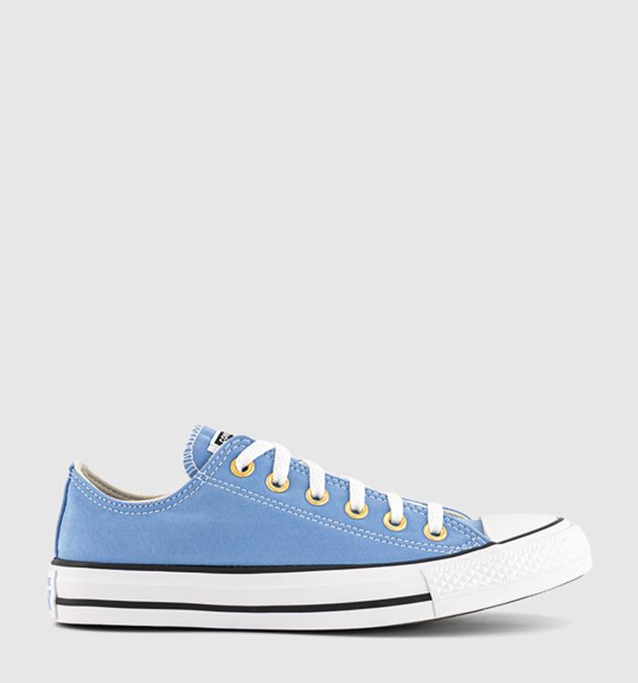 Converse Converse All Star Low Trainers Open Sky White Gold