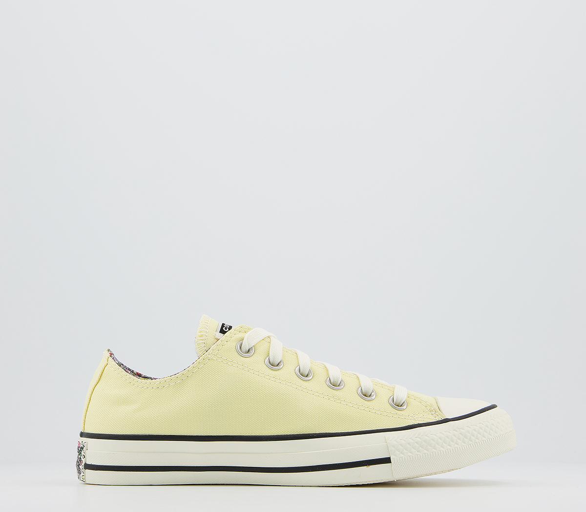 Converse Converse All Star Low Naples Yellow Egret Multi Floral ... طريقة عمل ايس تي