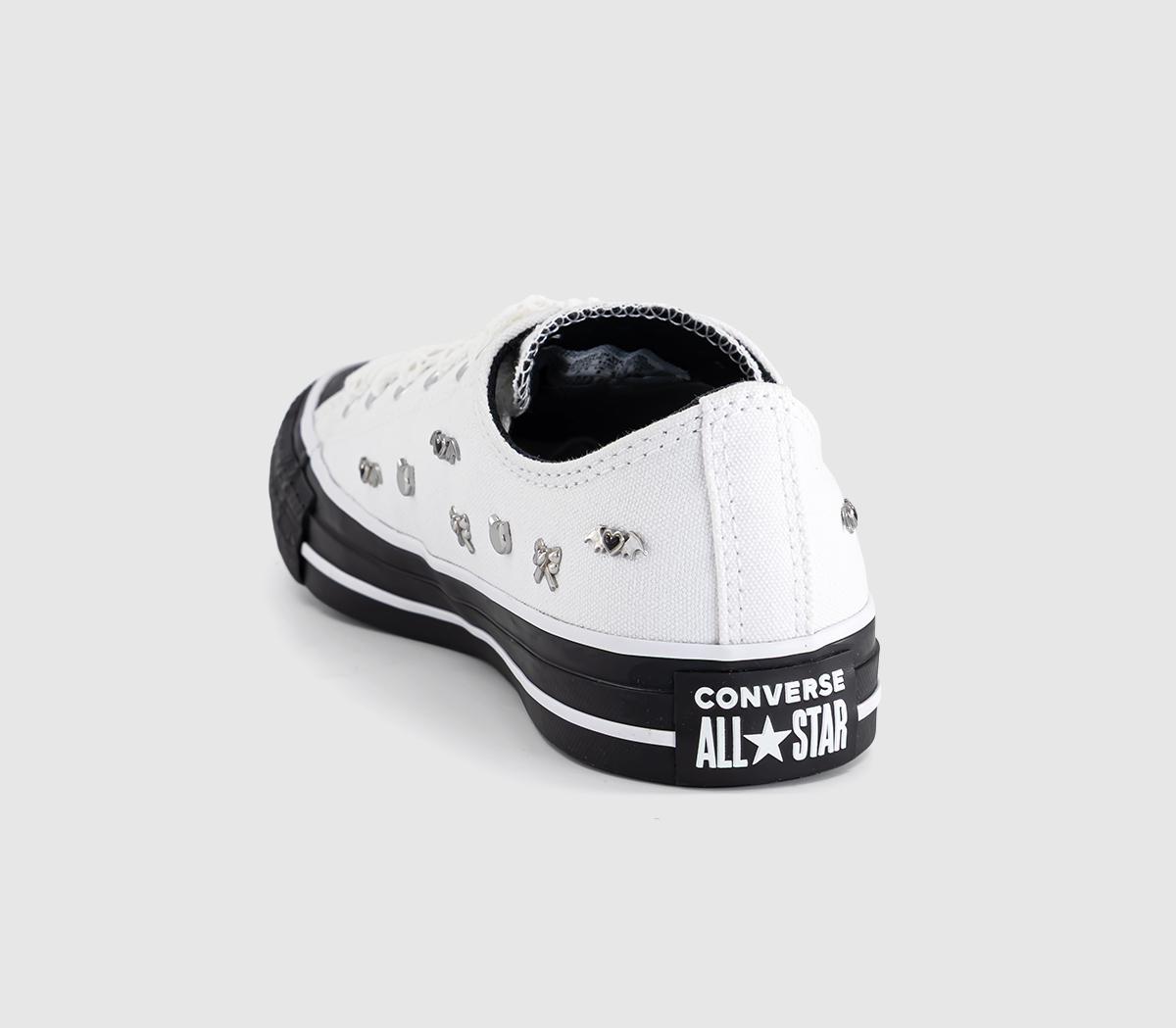ConverseConverse All Star Low TrainersBlack White Black Studs