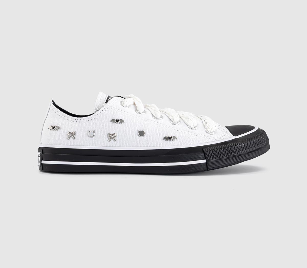 ConverseConverse All Star Low TrainersBlack White Black Studs