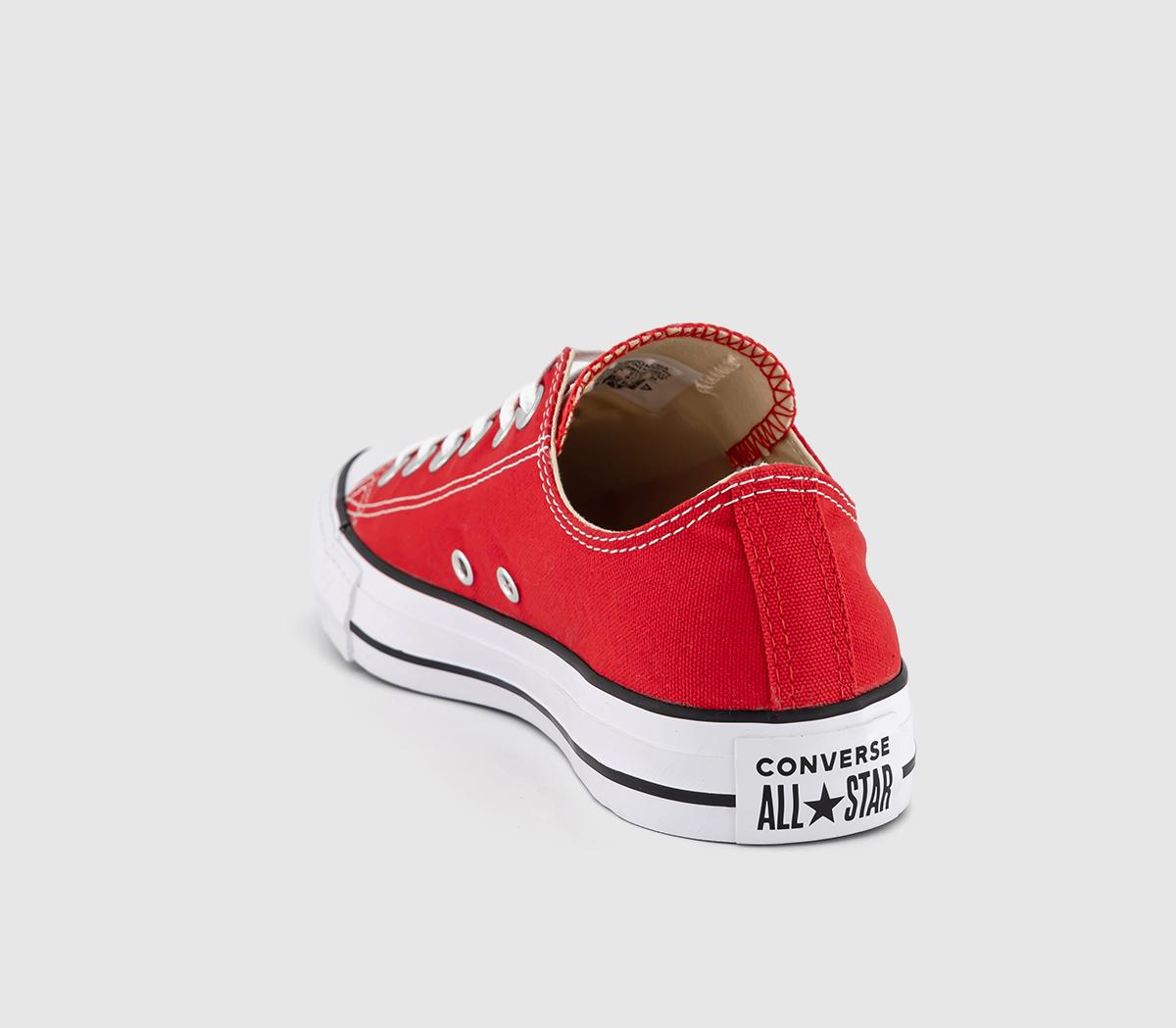 ConverseAll Star Low TrainersRed Canvas