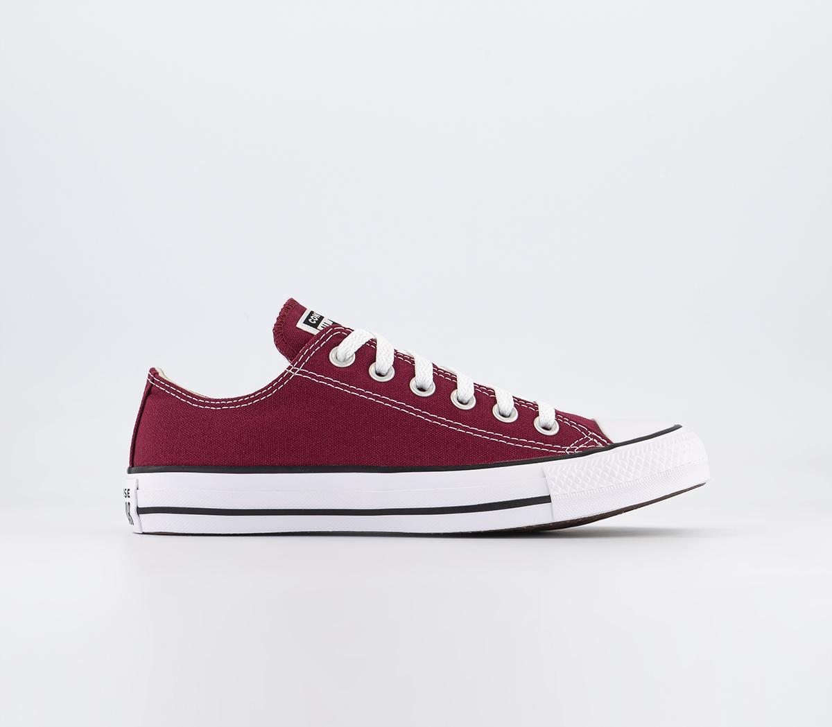 ConverseAll Star Low TrainersMaroon Canvas