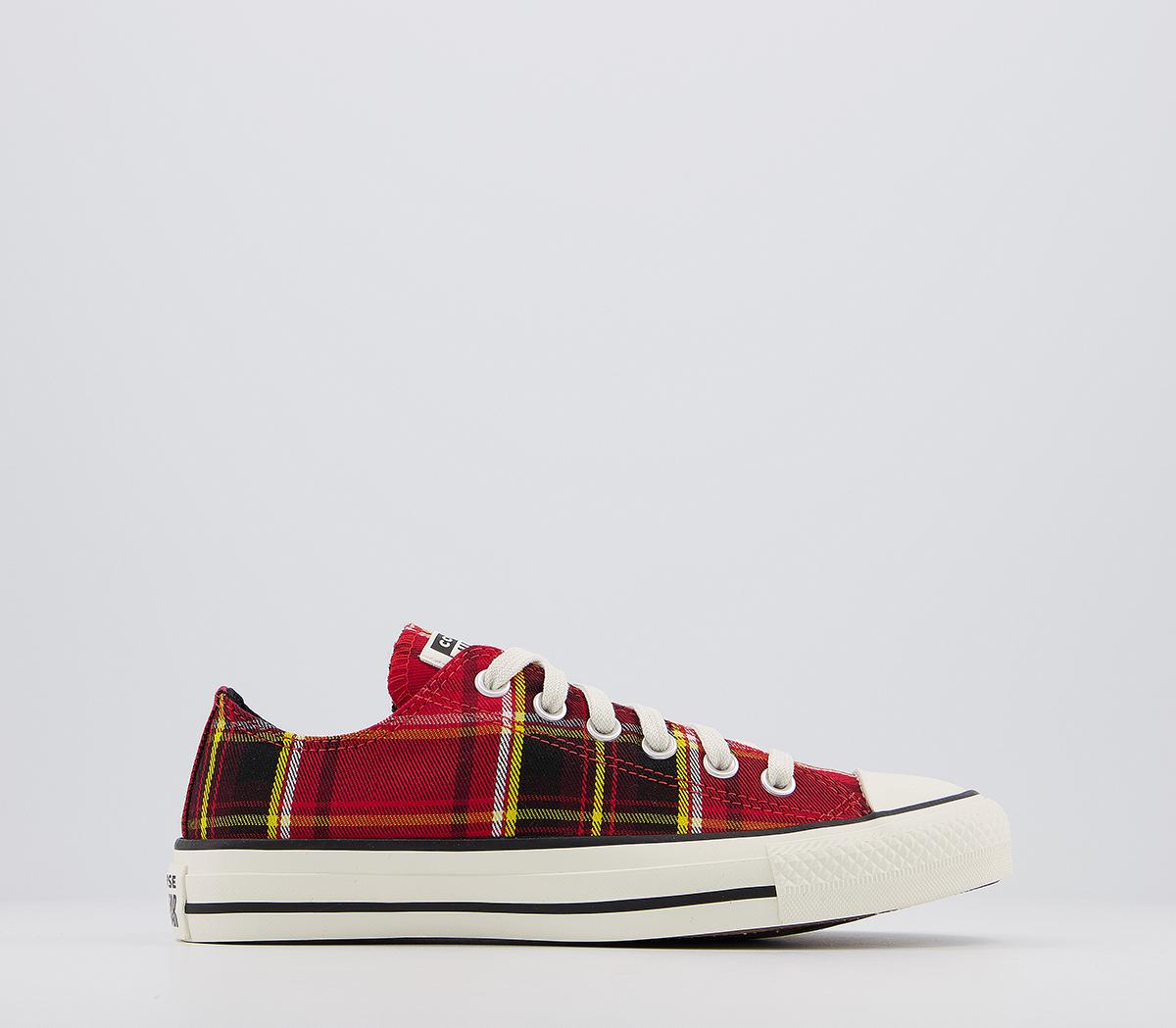 Converse plaid on sale low tops