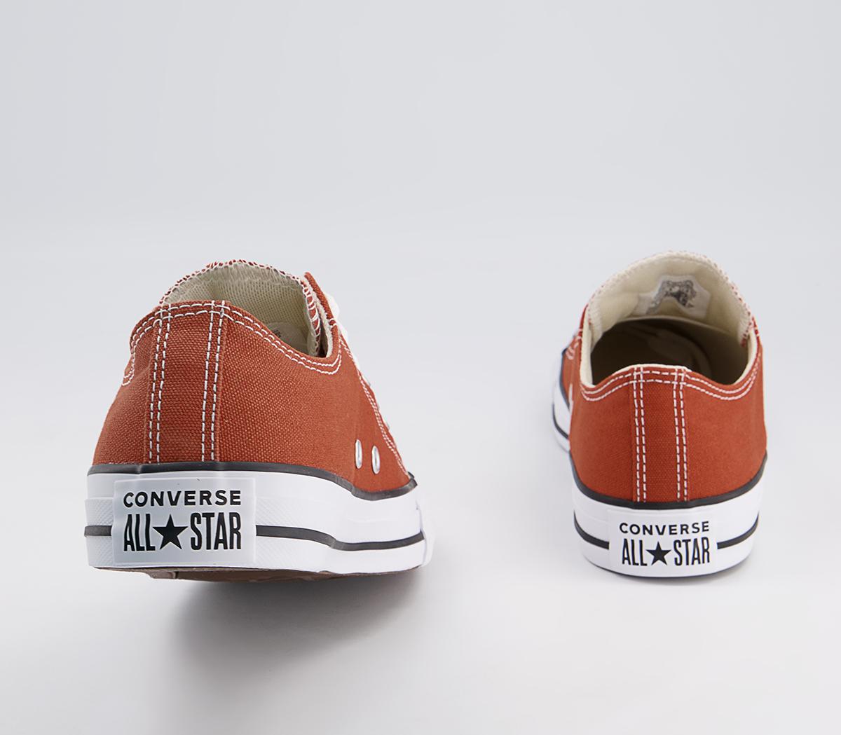 Converse Converse All Star Low Trainers Converse Converse All Star Low Trainers Red Earth