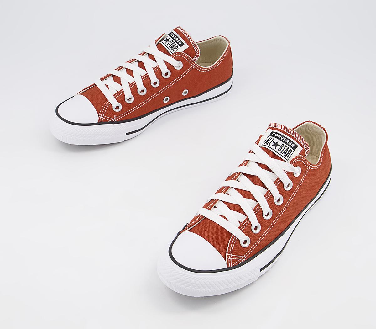 Converse Converse All Star Low Trainers Converse Converse All Star Low Trainers Red Earth