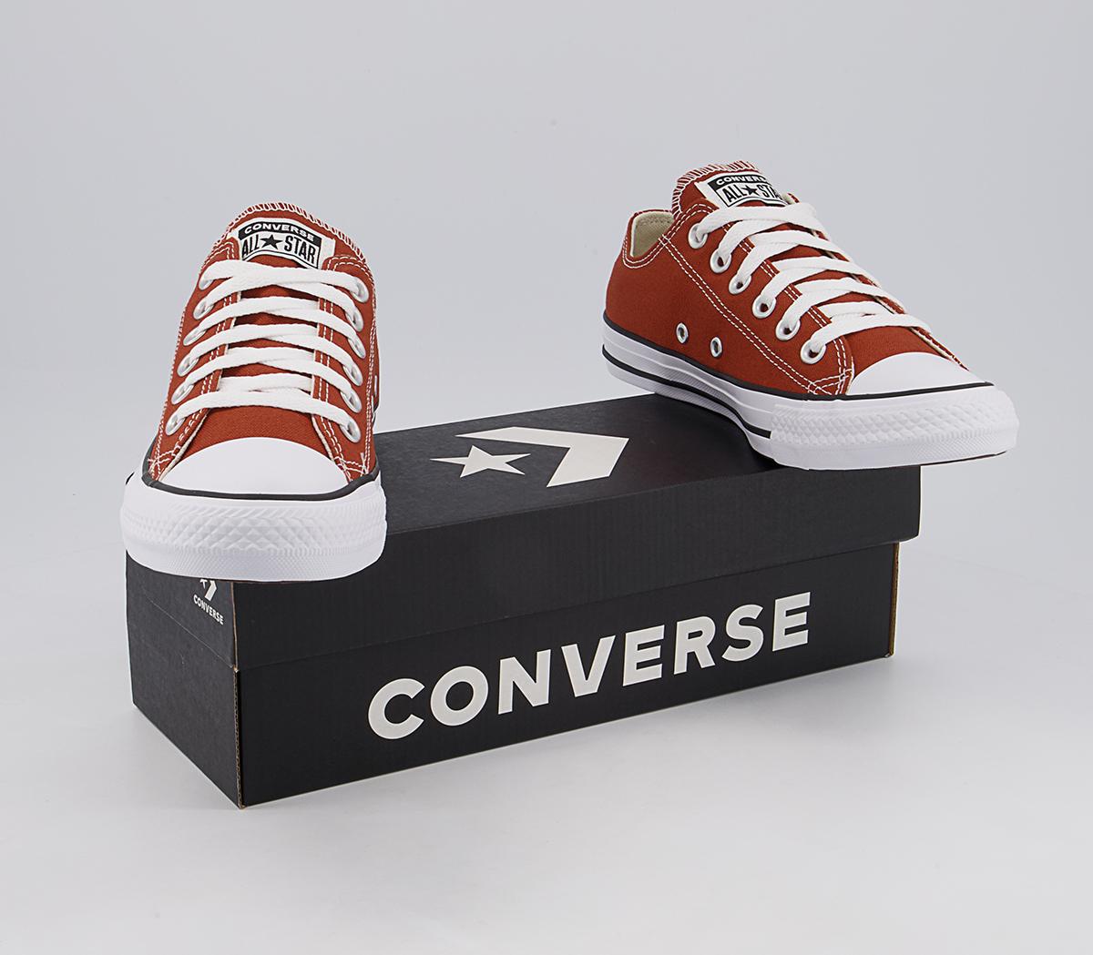 Converse Converse All Star Low Trainers Converse Converse All Star Low Trainers Red Earth