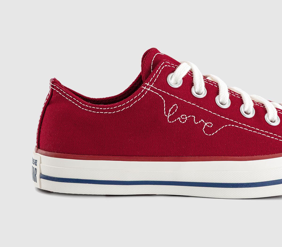 ConverseConverse All Star Low TrainersHeart Red Egret Navy