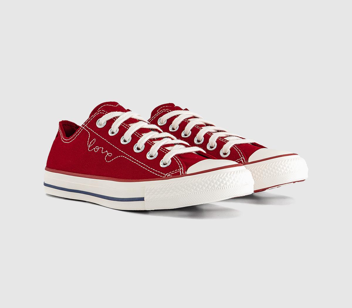 ConverseConverse All Star Low TrainersHeart Red Egret Navy