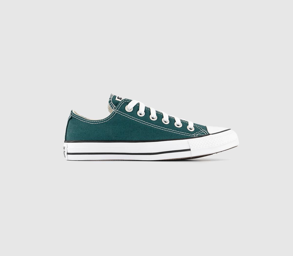 All Star Low Trainers Dragon Scale Green