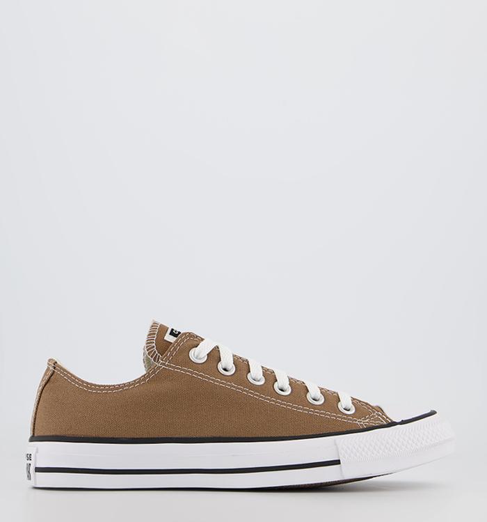 Converse Converse All Star Low Trainers Sand Dune White Black