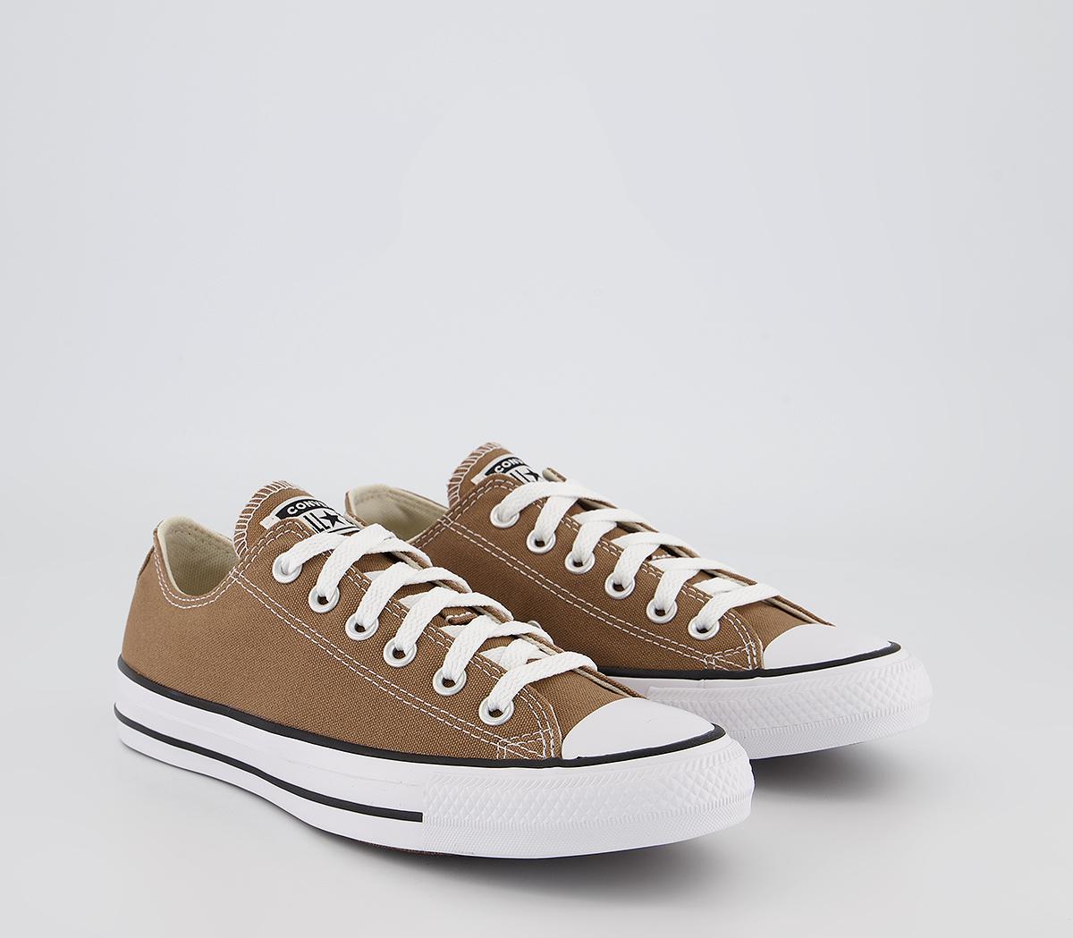 Converse Converse All Star Low Trainers Sand Dune White Black - Women's ...