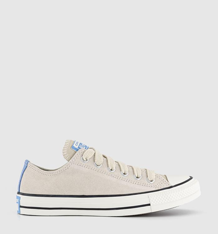Converse Converse All Star Low Trainers Natural Ivory Egret Light Blue