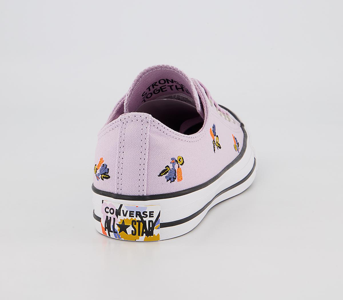 Converse Converse All Star Low Trainers Converse Converse All Star Low Trainers Pale Amethyst Floral