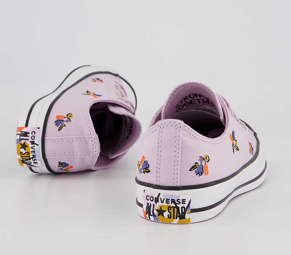 Converse Converse All Star Low Trainers Converse Converse All Star Low Trainers Pale Amethyst Floral